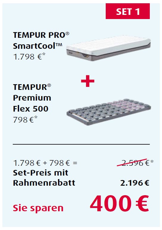tempur aktion aug 2025 set 1