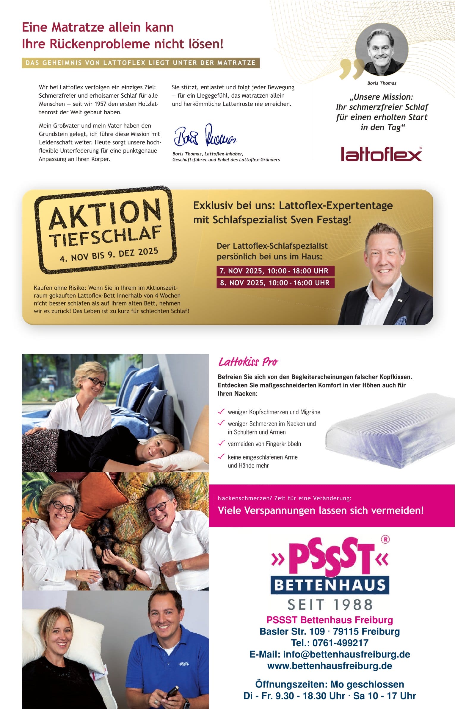 Lattoflex - Aktion Tiefschlaf 2025