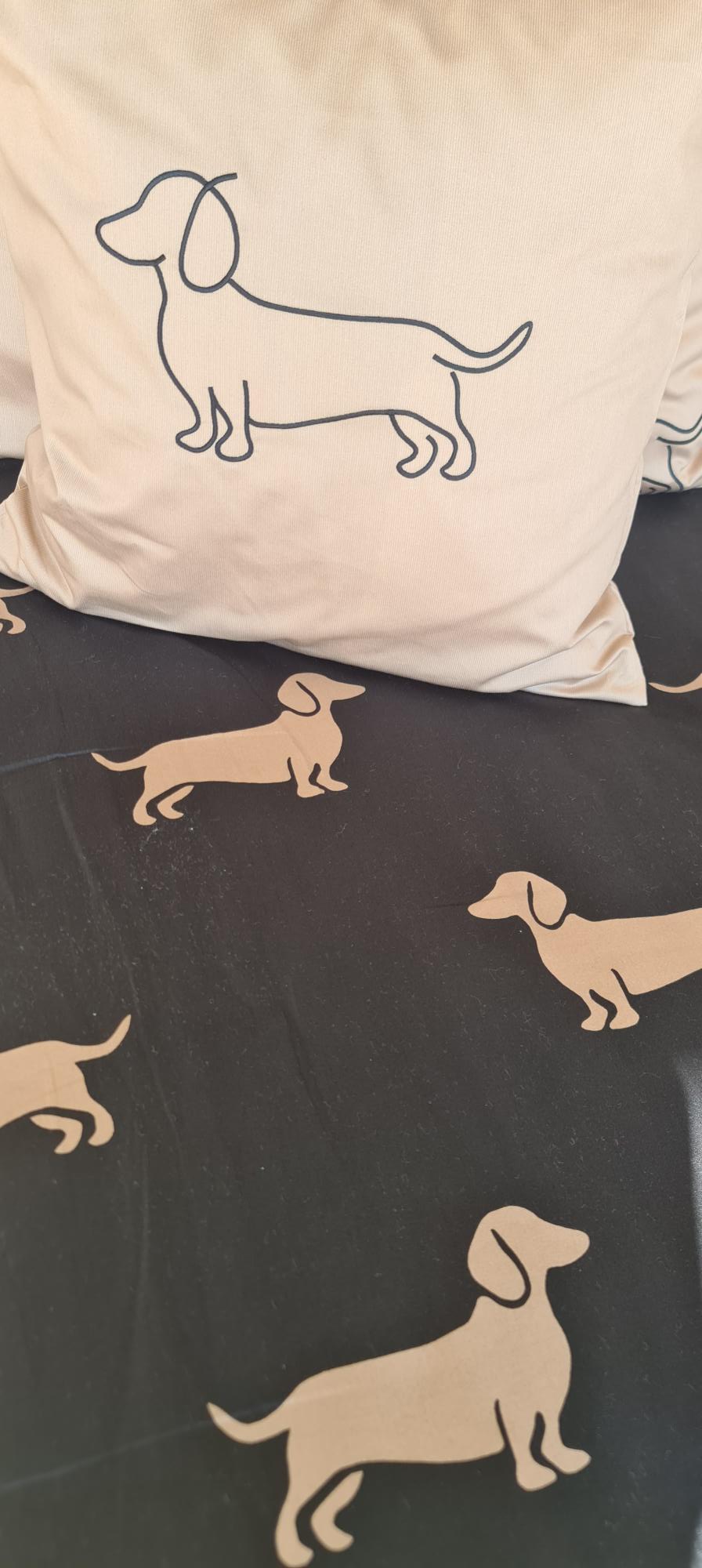 elegante Bettwäsche WE LOVE DOGS 02 elegante Bettwäsche WE LOVE DOGS