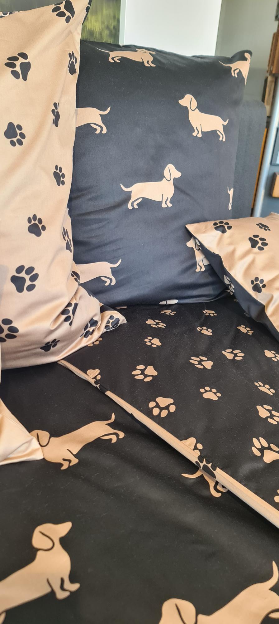 elegante Bettwäsche WE LOVE DOGS 04 elegante Bettwäsche WE LOVE DOGS