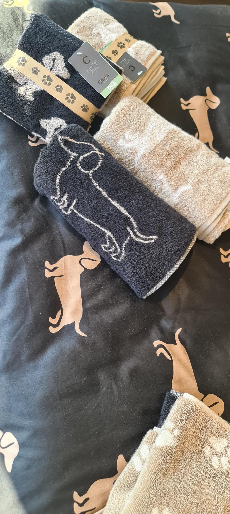 elegante Bettwäsche WE LOVE DOGS 08 elegante Bettwäsche WE LOVE DOGS