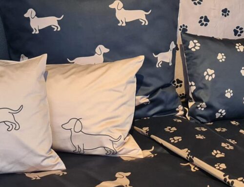elegante Bettwäsche WE LOVE DOGS – Neue Bettwäsche und Frottierhandtücher im PSSST Bettenhaus Freiburg