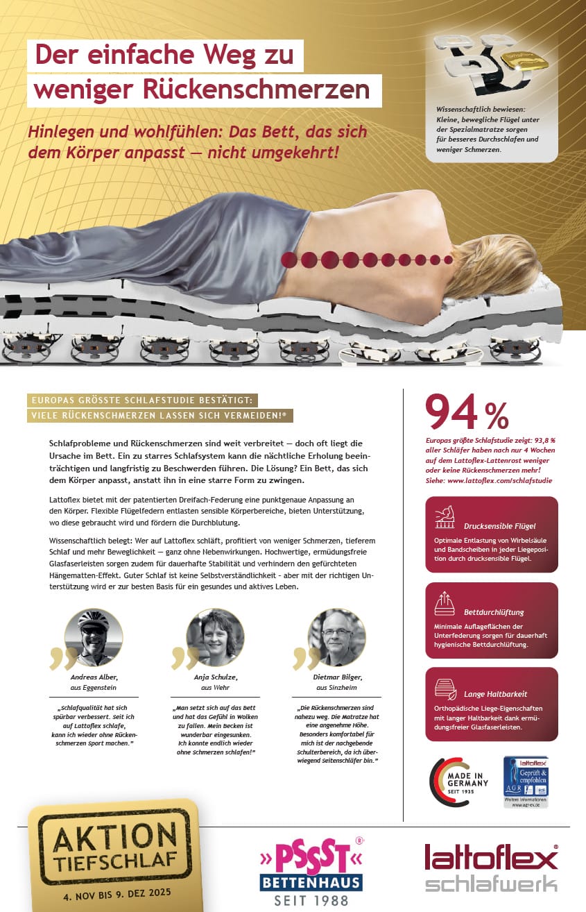 lattoflex expertentage am 7. und 8. november 2025 01