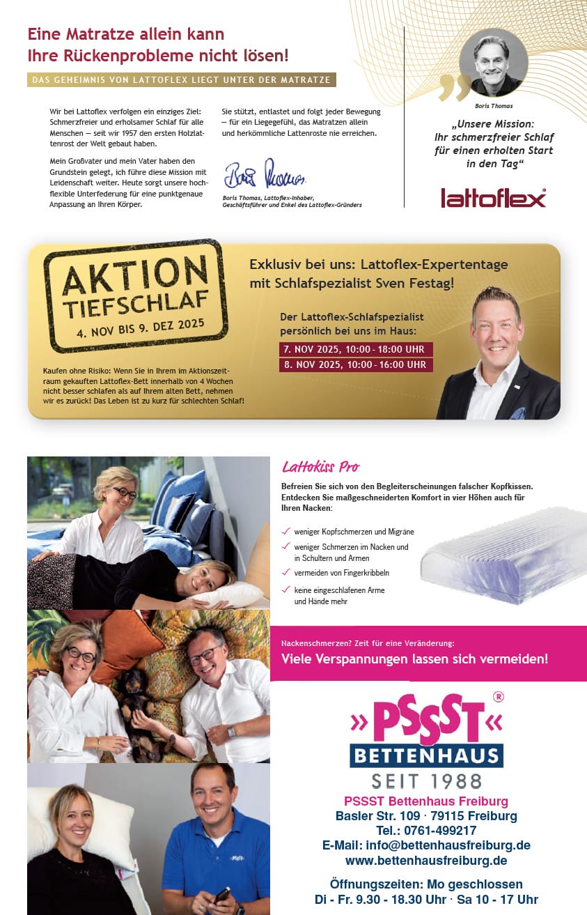 lattoflex expertentage am 7. und 8. november 2025 04