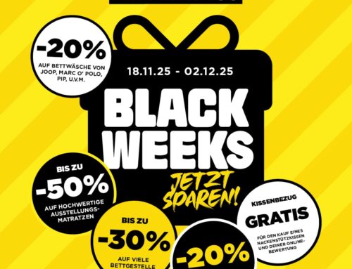 Unsere Black Weeks 2025 vom 18.11.25-02.12.25 – viele Angebote zu Topmarken