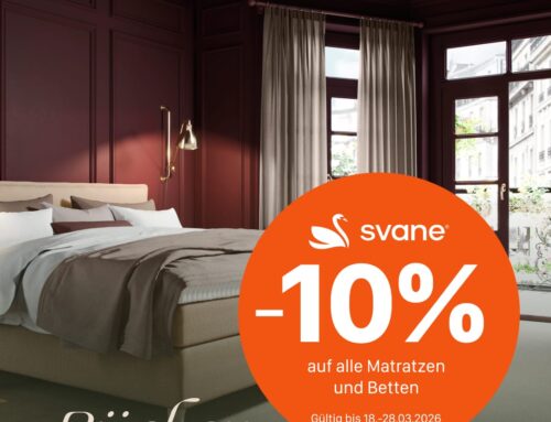 Svane – 10% auf alle Matratzen und Betten