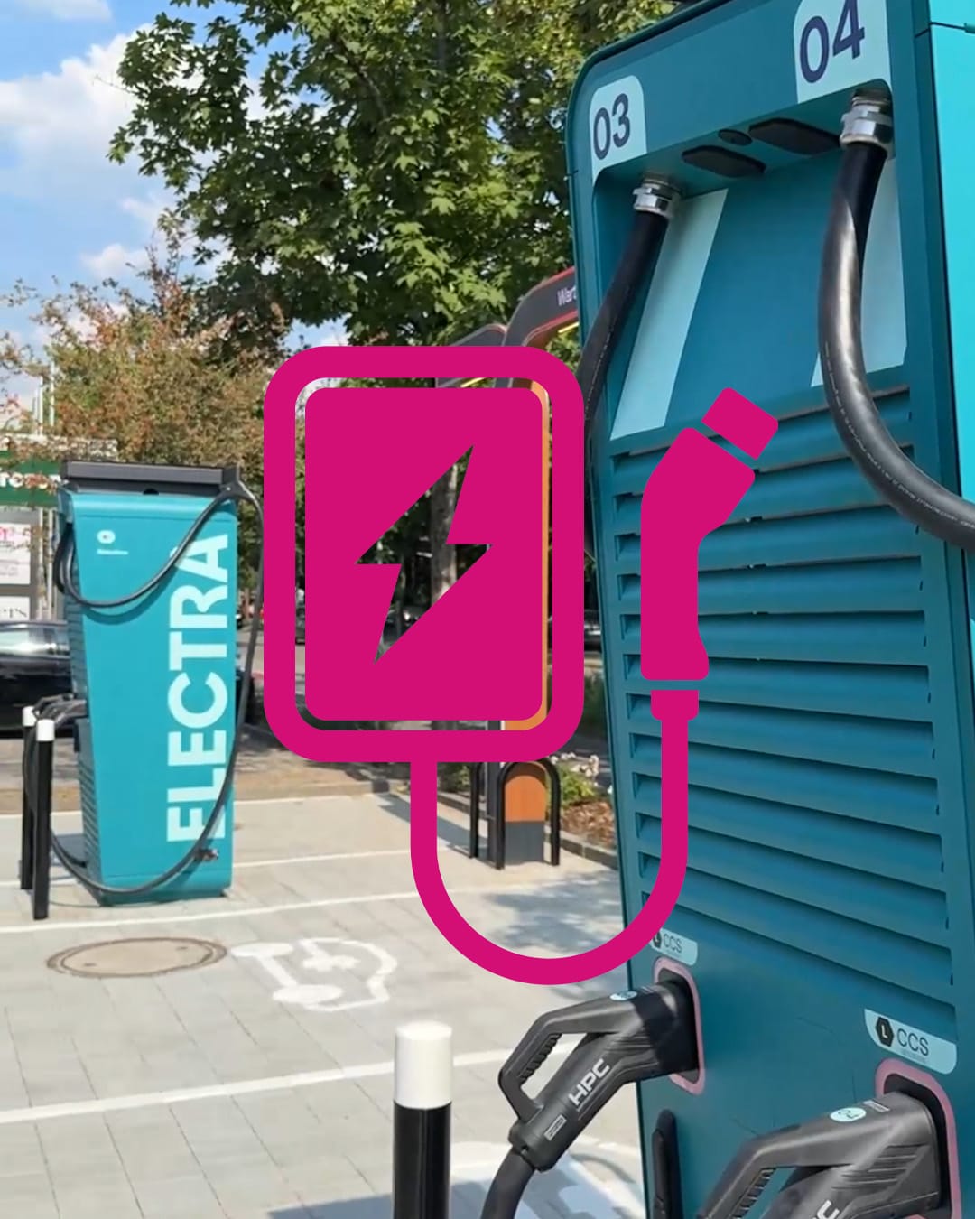 E-Ladesäulen im Bettenhaus Freiburg